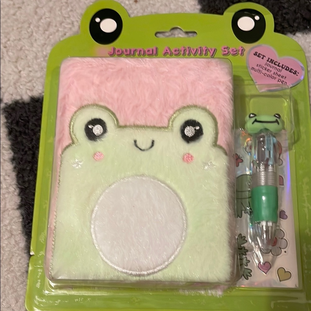 Frog Journal Activity Set - Pink and Green